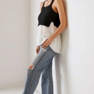 Black and White Women's Top